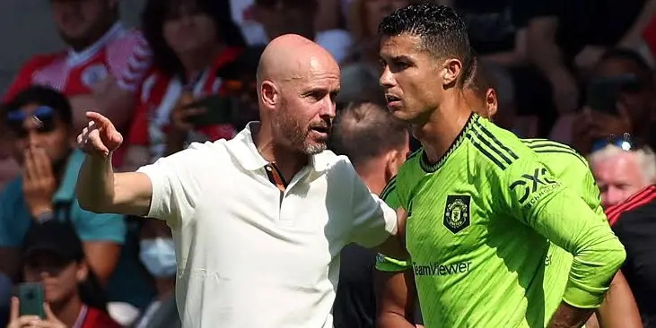 Former Man United Manager Erik ten Hag Reveals: Cristiano Ronaldo Walked Out of Training and Failed to Meet Fitness Standards